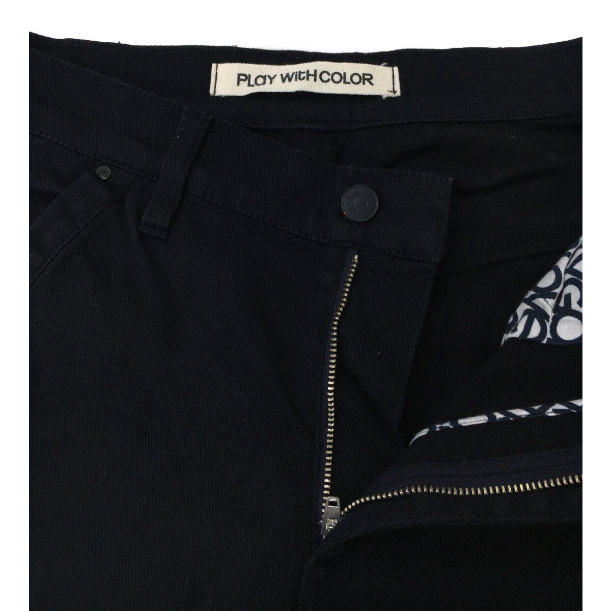 現行モデル　パーリーゲイツ　パンツ　5 L ネイビー　紺　濃紺　ストレッチ 中古 メンズ パーリーゲイツ PEARLY GATES パンツ 5(L) 濃紺 ネイビー