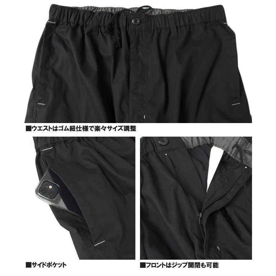 新品】【2L～4L ブラック】カーゴパンツ ハーフパンツ ショート