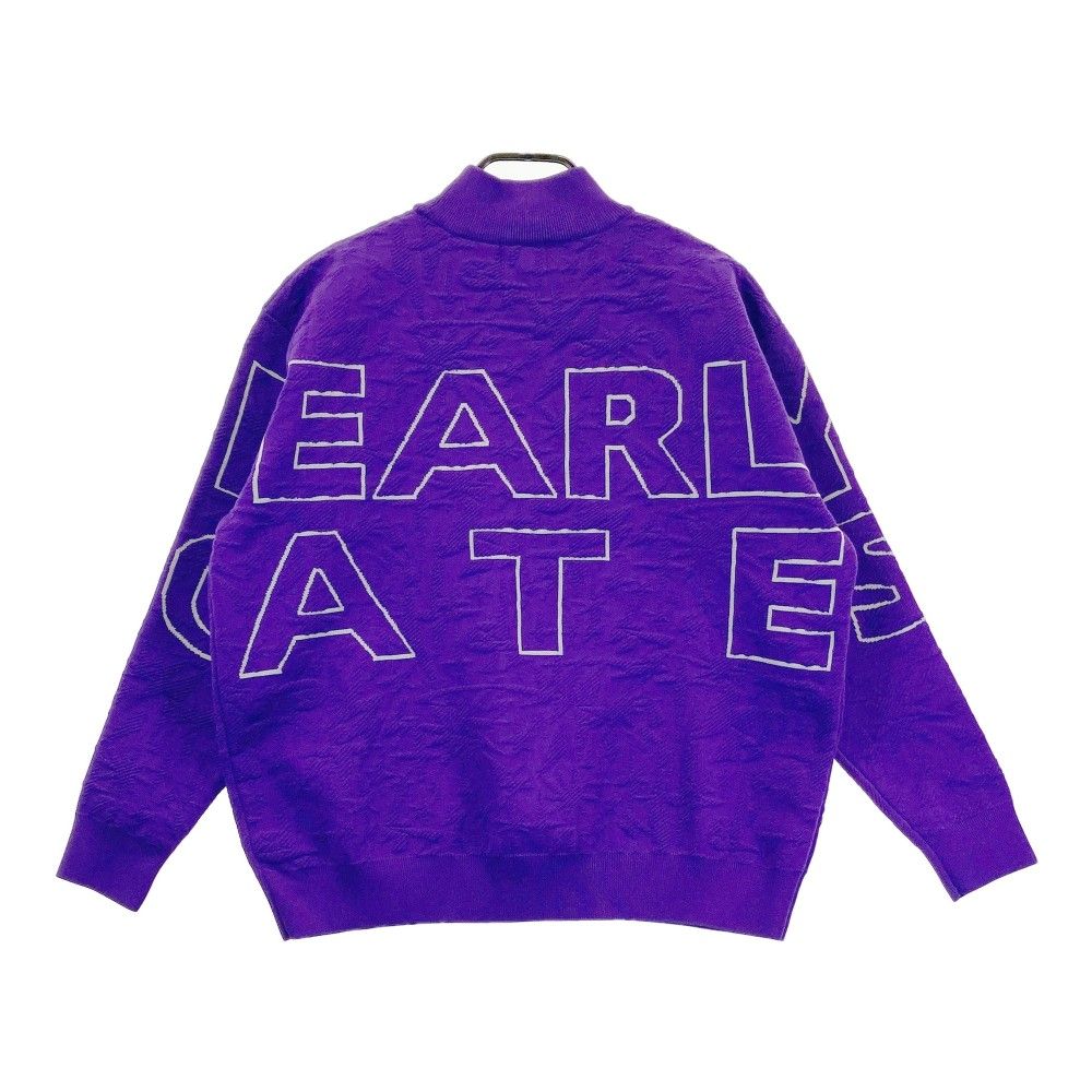 サイズ：4 PEARLY GATES パーリーゲイツ 2024年 ニット セーター  パープル系 [240101465687] ゴルフウェア メンズ ストスト サイズ：4 PEARLY GATES パーリーゲイツ 2024年 ニット セーター