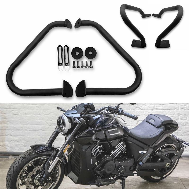 GK1000 V1000 バイク アクセサリー クラッシュバー エンジンタンクガードバー バンパープロテクター GK-1000 GAOKIN THOR1000対応
