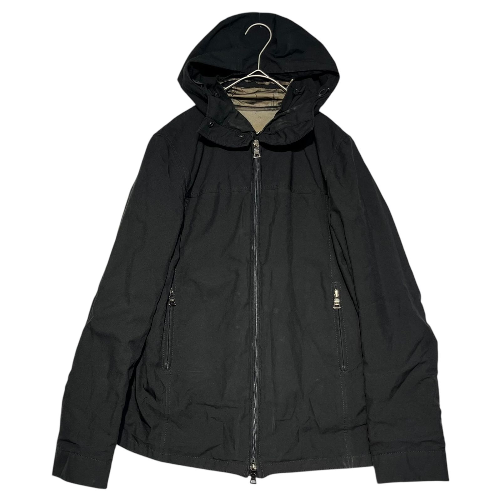 PRADA SPORT(プラダスポーツ) 00's GORE-TEX hooded nylon jacket フーデット ナイロン ジャケット  38(M程度) ブラック Y2K マウンテンパーカー - メルカリ