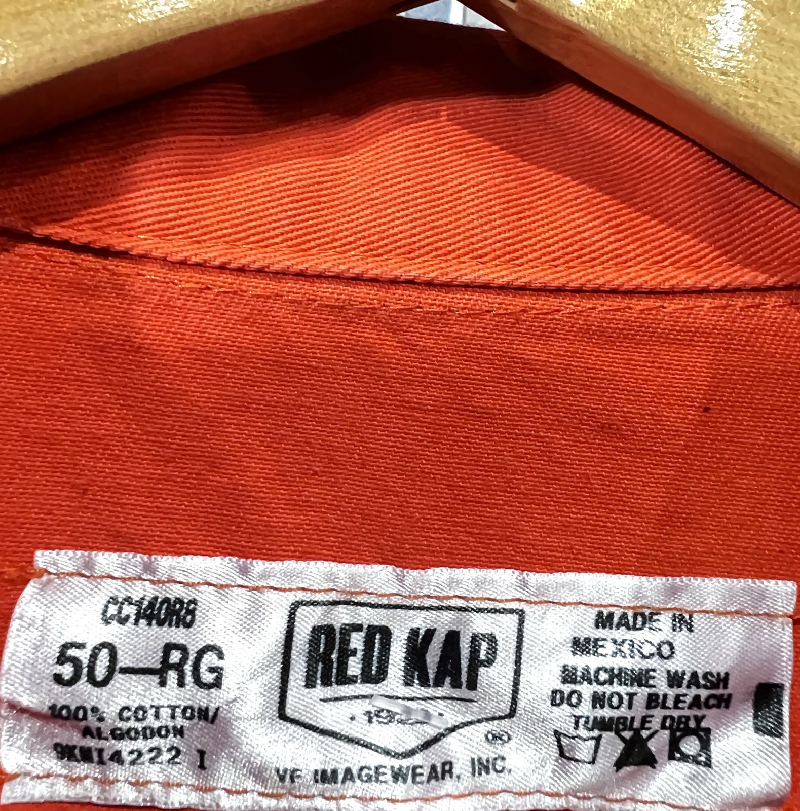 90'S メキシコ製 RED KAP オレンジ ツナギ 50 レッドキャップ 囚人服