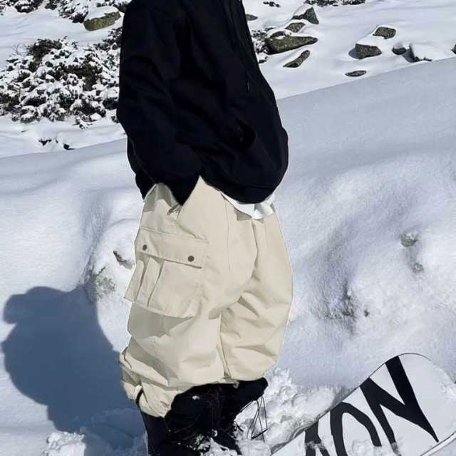GSOU SNOW メンズ スノーボードパンツ バギー スノーパンツ スキー