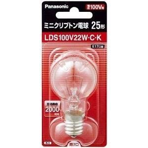 パナソニック ミニクリプトン電球 22W クリア 