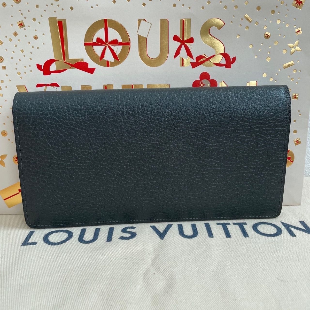 使用わずか】ルイヴィトン トリヨン ポルトフォイユ ブラザ グレー系 長財布 LOUIS VUITTON レザー - メルカリ