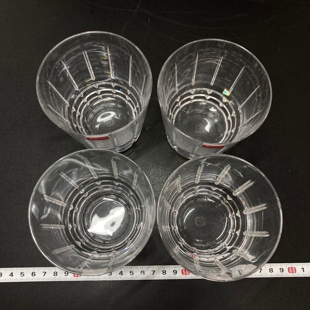 バカラ アルルカン タンブラー 4客 トヒウ 高さ約9.7cm