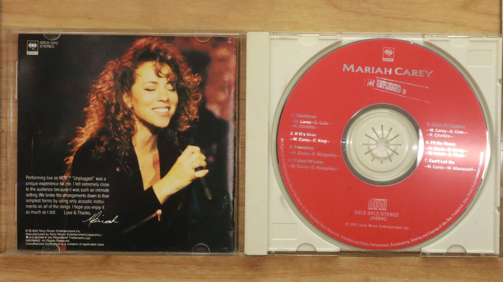 【中古】 Unplugged マライア・キャリー 国内盤CD☆マライア・キャリー/Mariah Carey□ MTV Unplugged EP