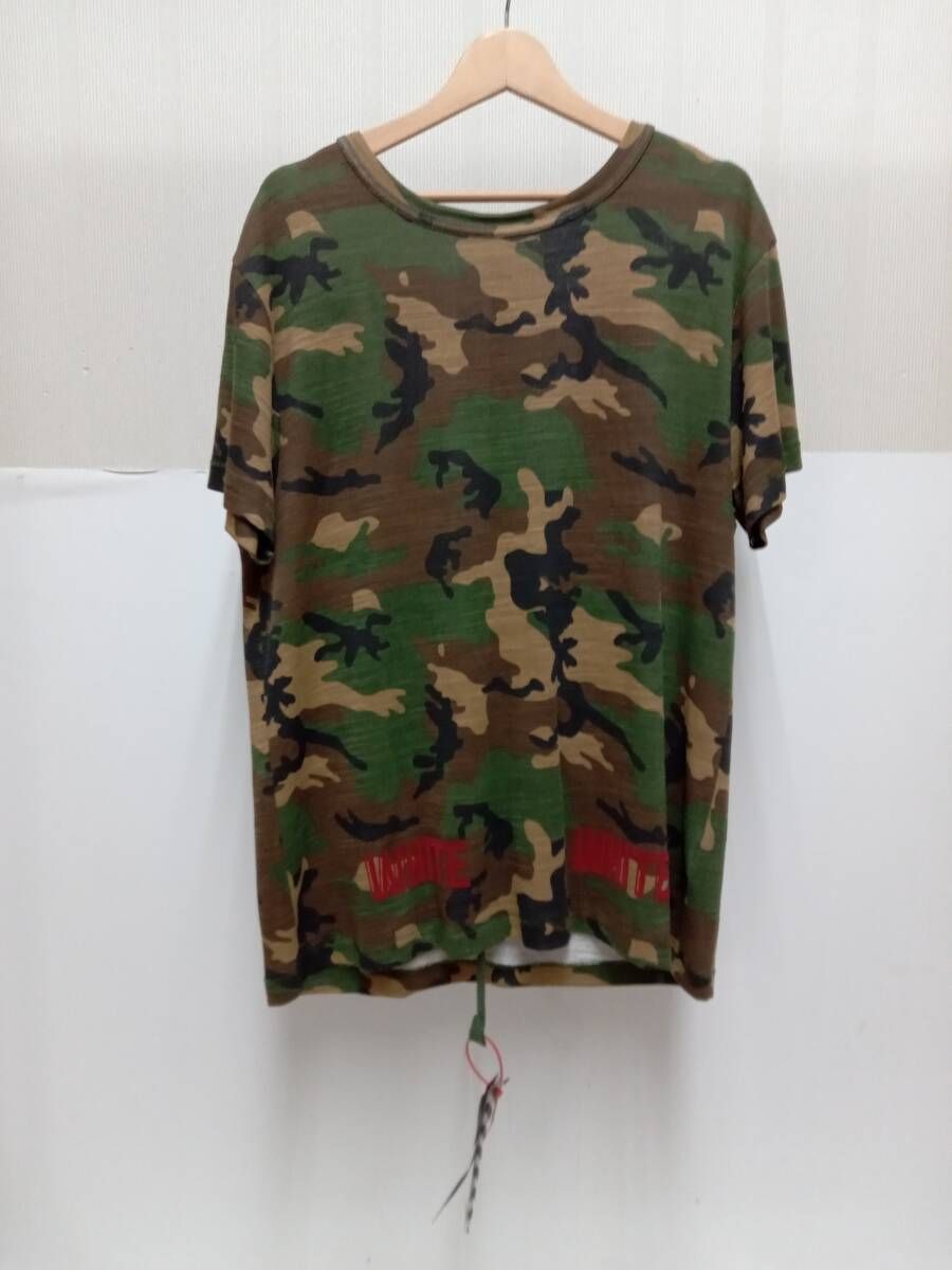 OFF-WHITE CamouflageTee オフホワイト 迷彩 半袖 Tシャツ S