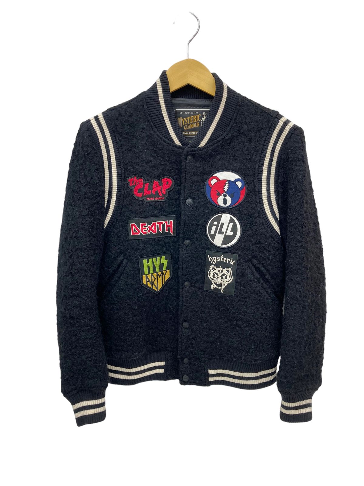 HYSTERIC GLAMOUR (ヒステリックグラマー) ヒスベア ウール スタジャン