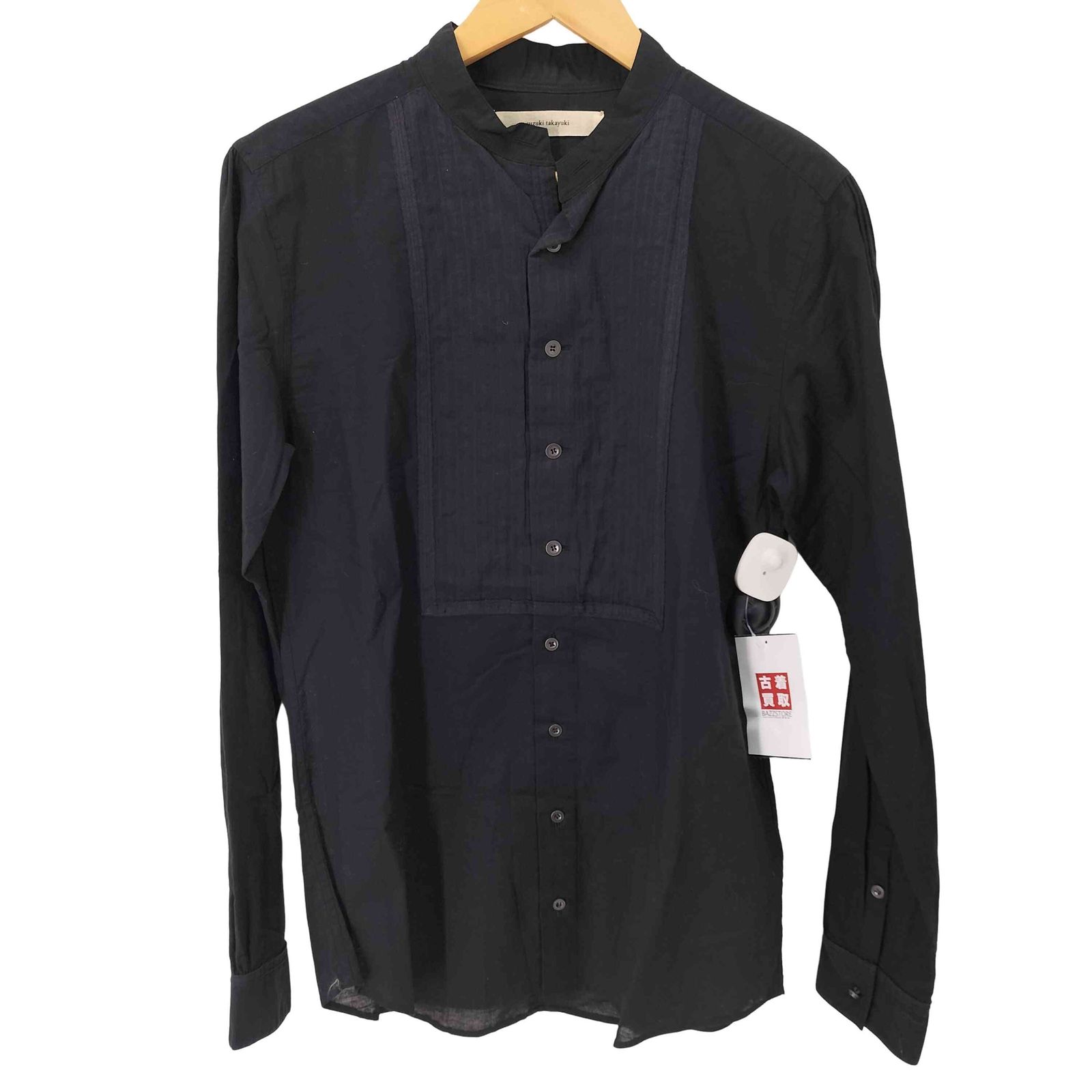 スズキタカユキ suzuki takayuki ピンタック リネンシャツ メンズ 表記無 