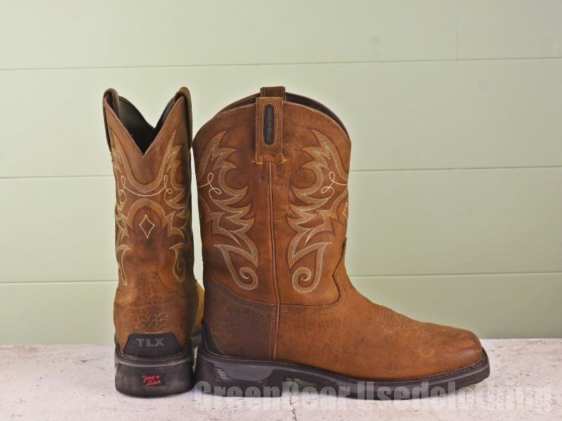 B 726 メンズ Tony Lama ウエスタンブーツ 茶 11 D 29 cm