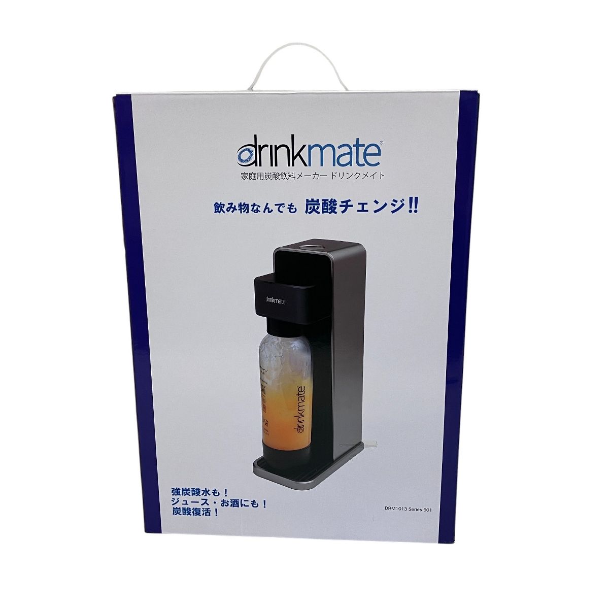 【新品未開封】drinkmate 炭酸水メーカー DRM1013 ブラック iDrink Products drinkate DRM1013シリーズ 601 ドリンクメイト