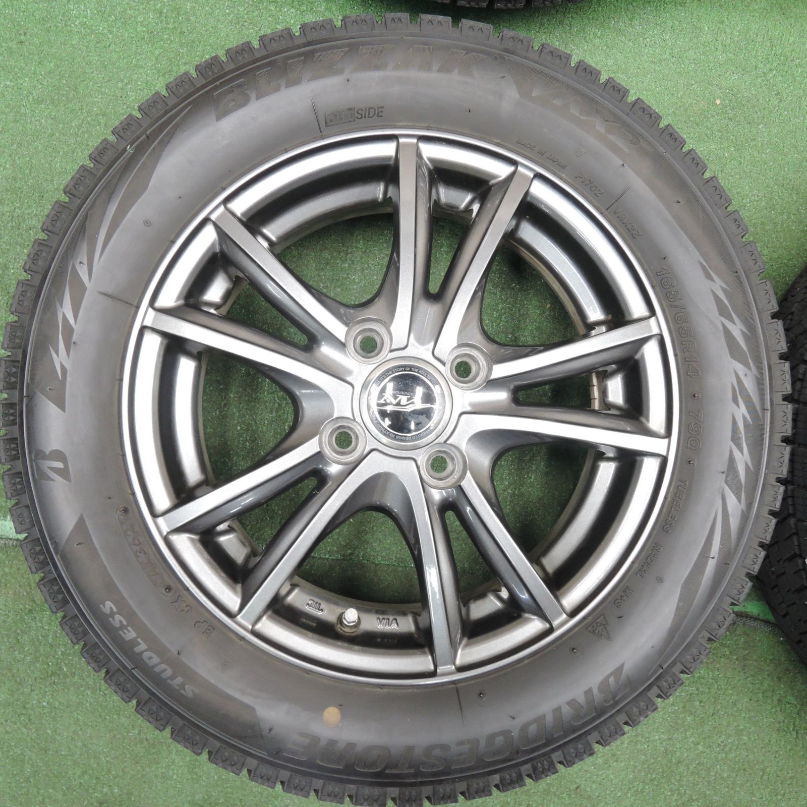165/65R14 スタッドレス　BLIZZAK ホイール NIRVANA 165/65R14 スタッドレスBLIZZAK ホイール NIRVANA ②