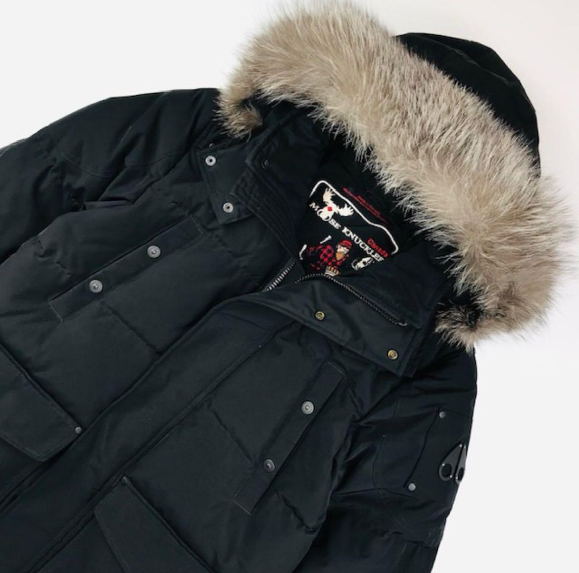 良品☆MOOSE KNUCKLES・ムースナックルズ メンズ メタルアイコン