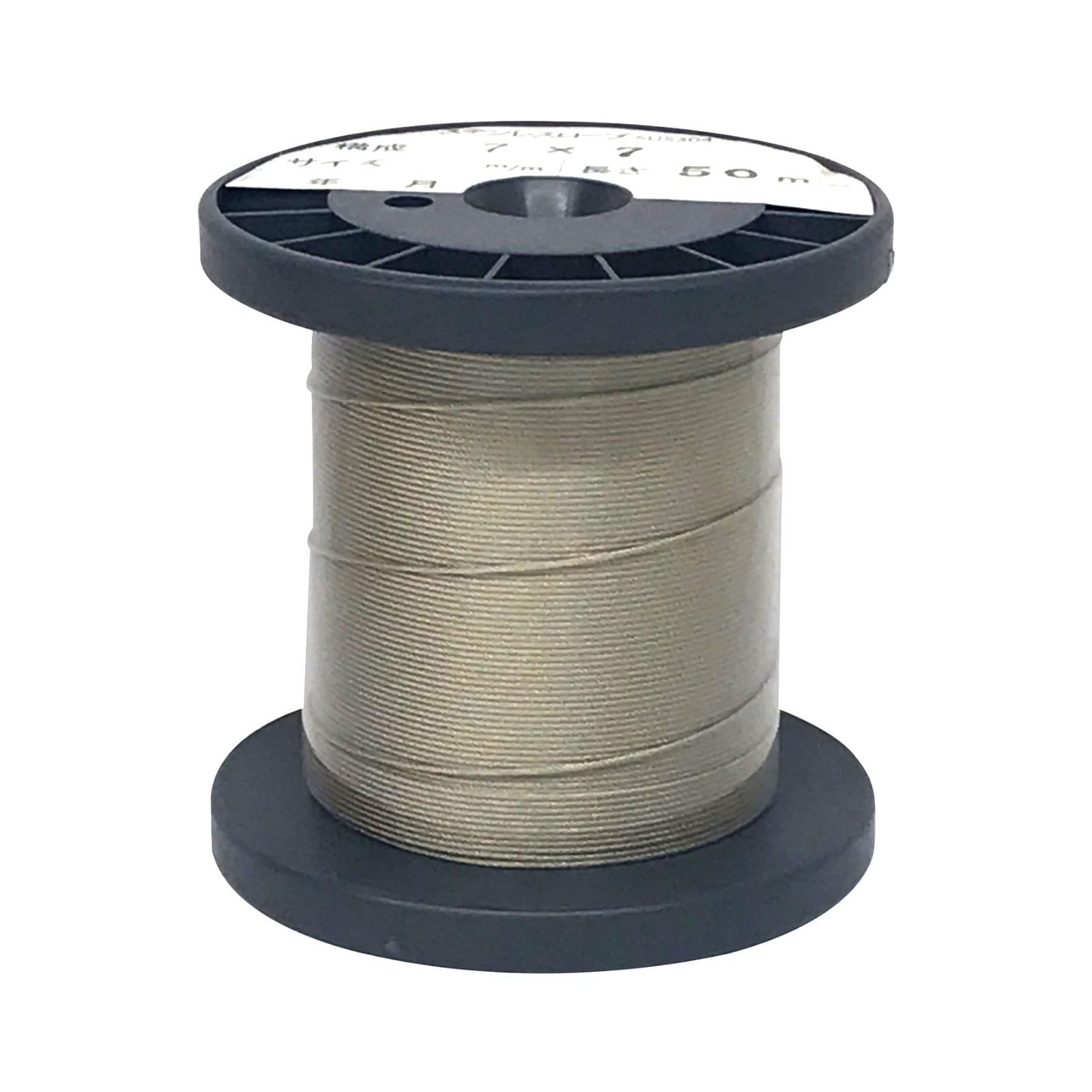 daidohant 落下防止 防護柵 個展 7 x 7構造 50 M 長さ 1 0 mm 直径 ステンレスワイヤーロープ ダイドーハント