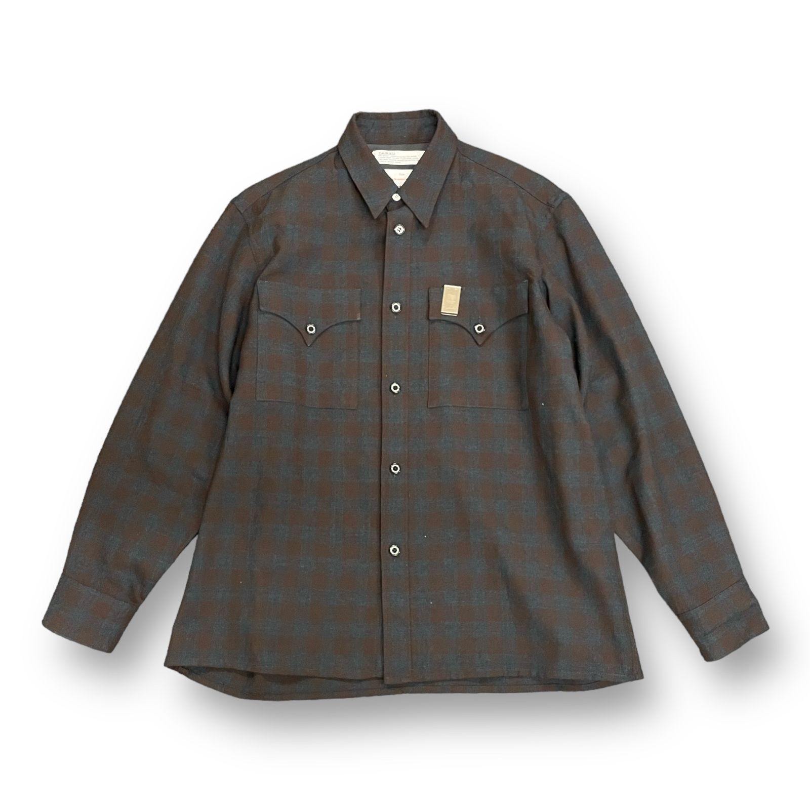 DAIRIKU 21AW Emilio Wool Shirt with Money Clip エミリオウール 