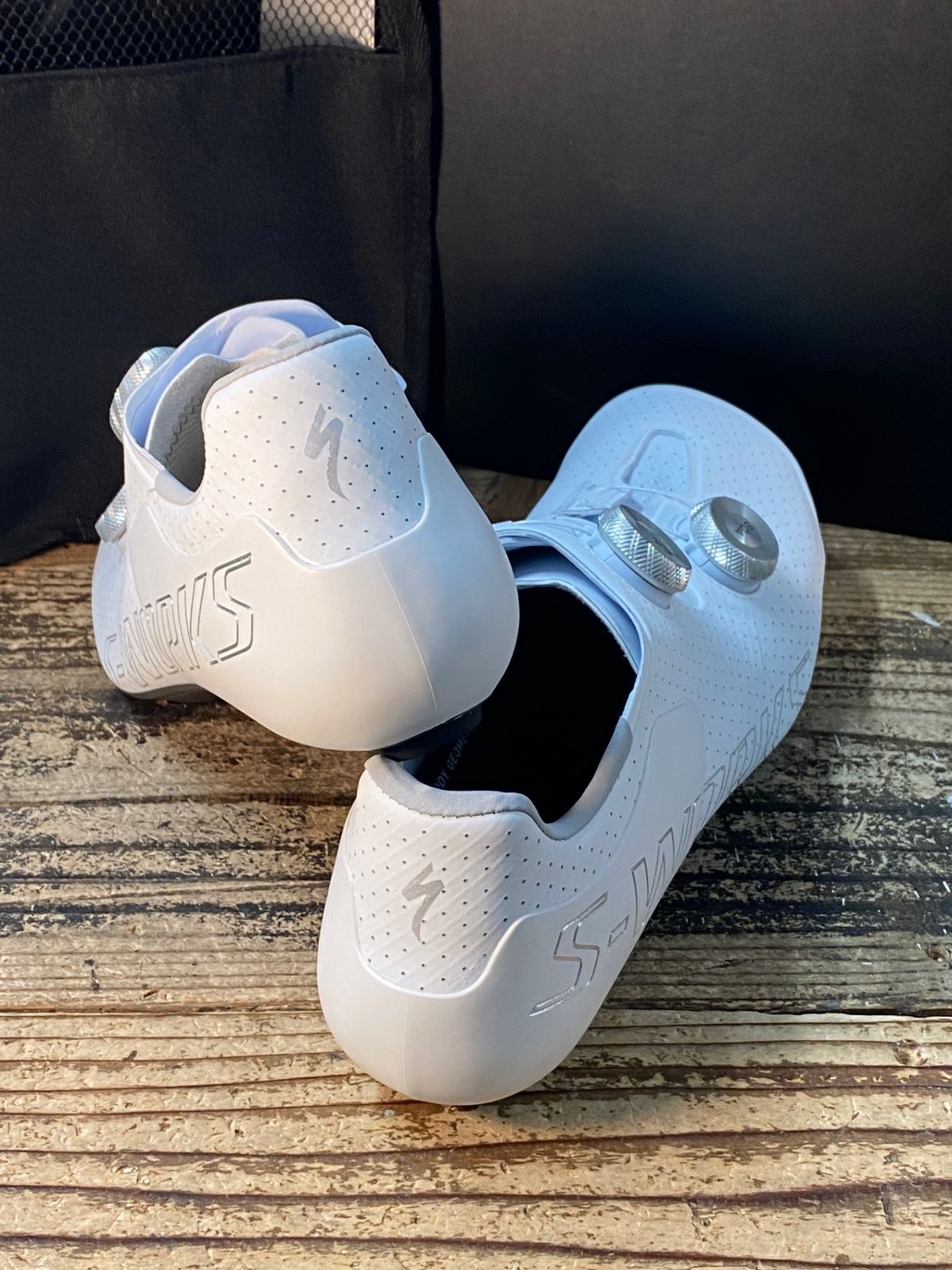 JM417 スペシャライズド SPECIALIZED エスワークス S-WORKS ARES 2 RD ビンディングシューズ 白 EU41.5 SPD-SL