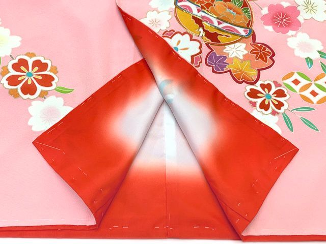 四つ身の子供着物と結び帯
