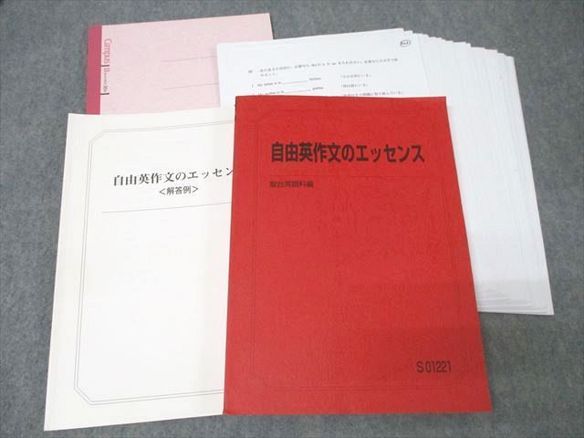 XD25-037 駿台 英語 自由英作文のエッセンス テキスト 2020 竹岡広信  042M0D