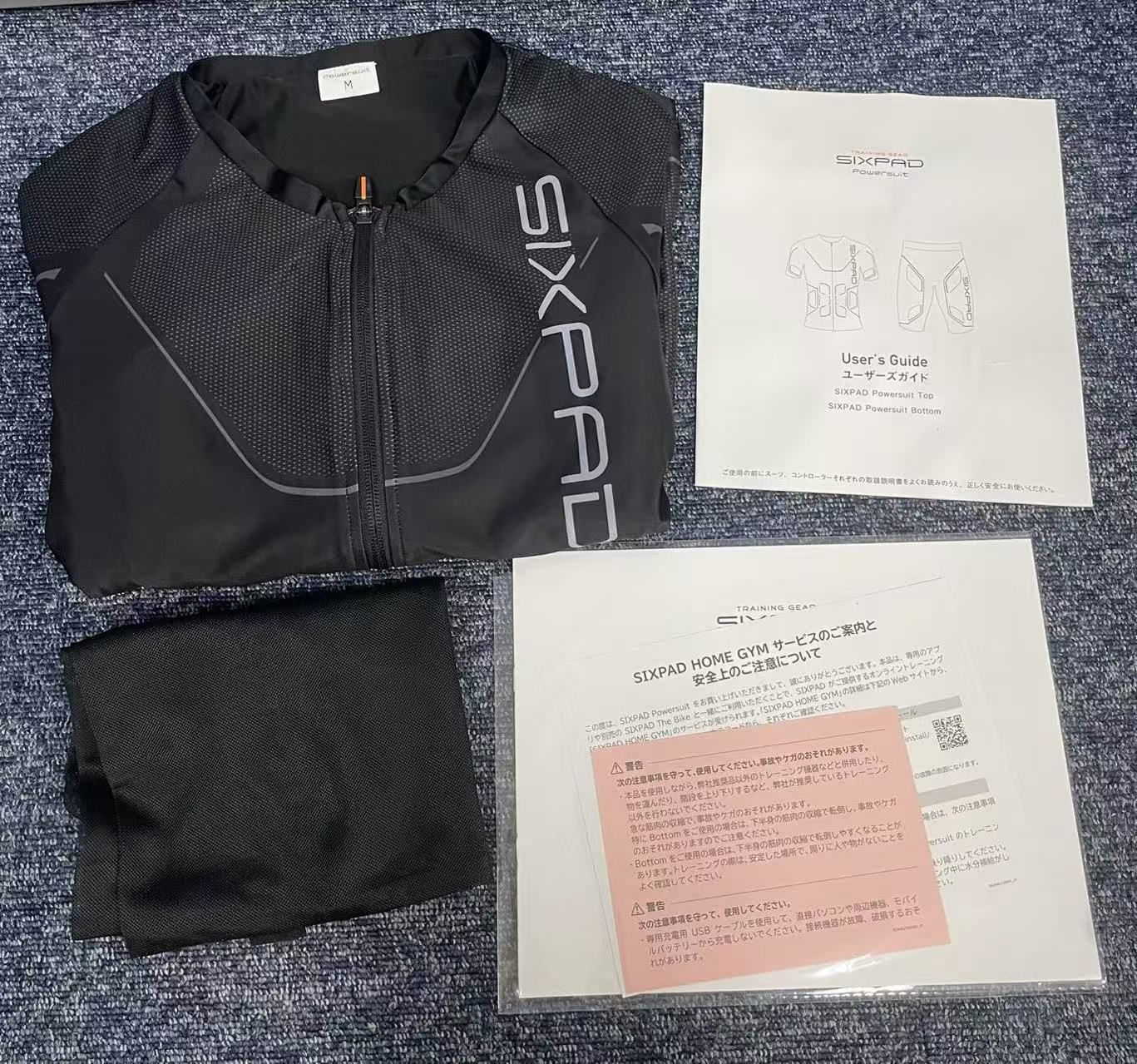 美品 MTG SIXPAD Powersuit トップ+ボトム セット Mサイズ SE 