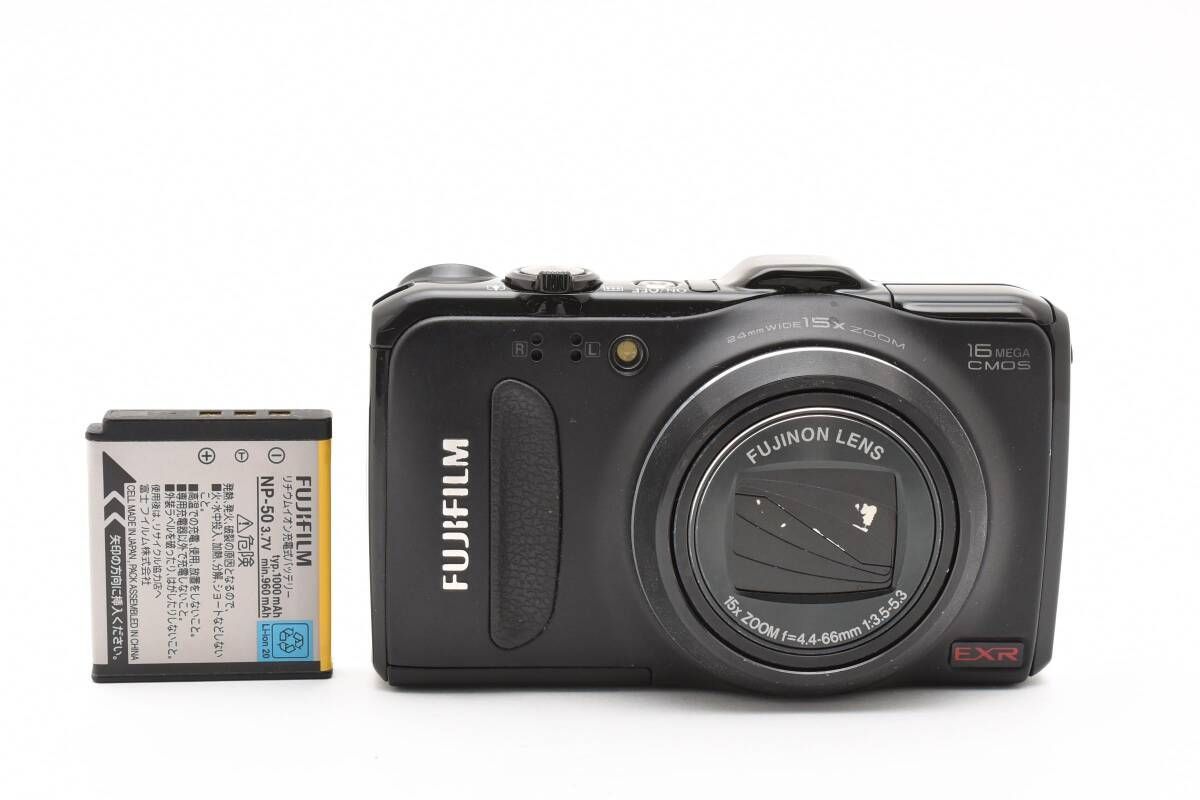 ☆ 富士フィルム FUJIFILM FINEPIX F600EXR ブラック コンパクト