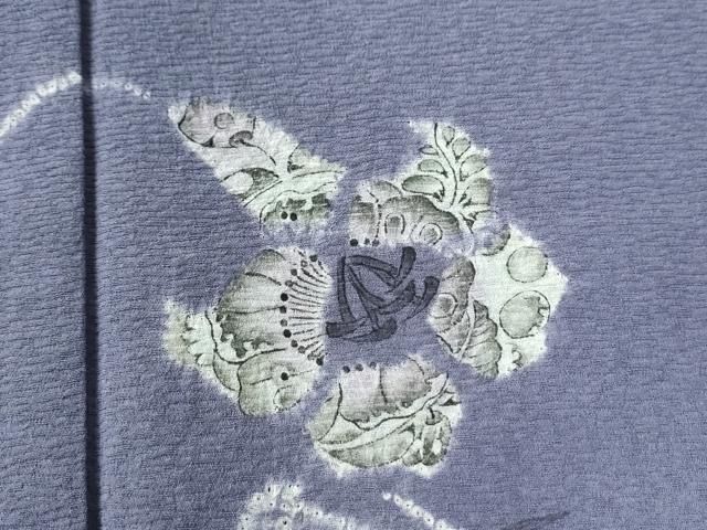 平和屋着物○西洞院辻が花 大脇一心 訪問着 手描き 正絹 逸品