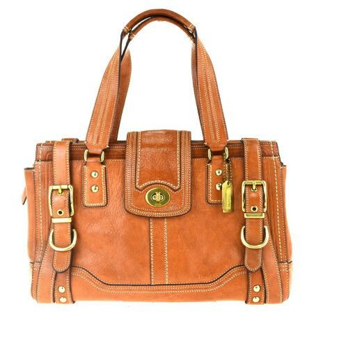 【中古】 コーチ(Coach) 11086 レザー ショルダーバッグ ブラウン 09GA369