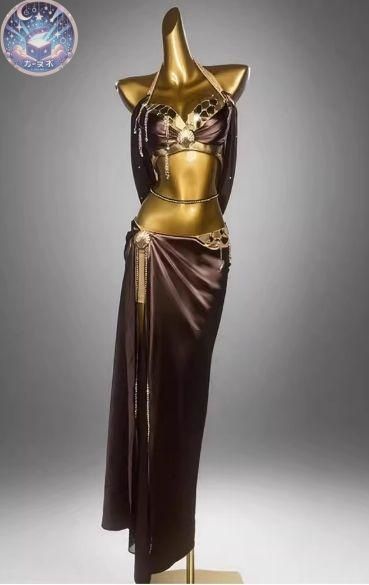 新品 未使用 新作 背中綺麗 ベリーダンス衣装 トップスブラ スカート