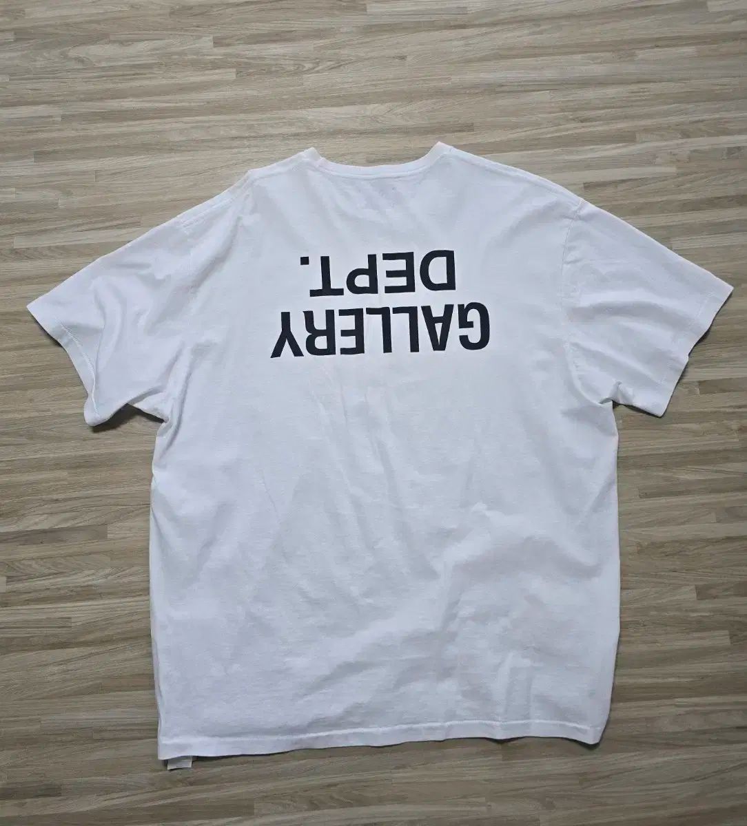 ギャラリー Department 5 デパートメントファイブ 汚れた カルマ ロゴ Tシャツ 白 2xl