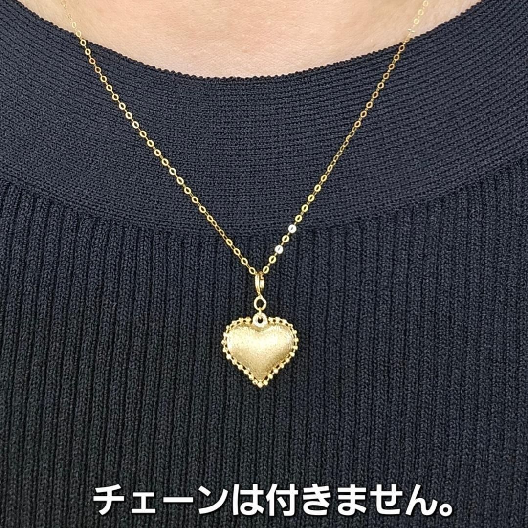 上品リッチな輝き！18金 K18 YG ハート ペンダント トップ 上品リッチな輝き！18金 K18 YG ハート ペンダント トップ