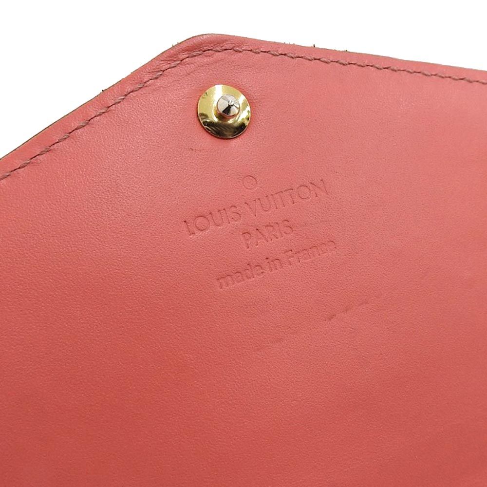 本物保証】 ルイヴィトン LOUIS VUITTON ヴェルニ ポルトフォイユ サラ