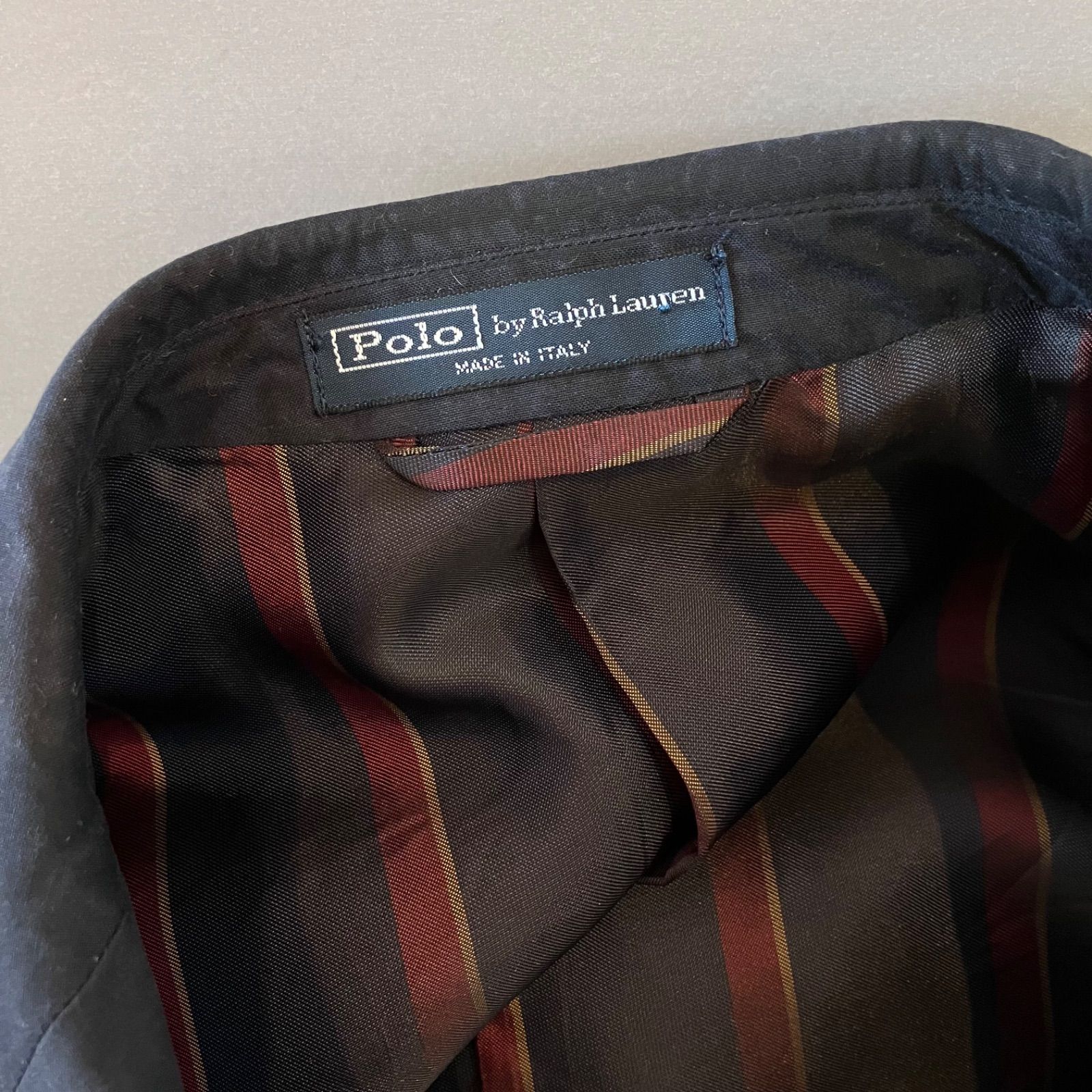 90's POLO by Ralph Lauren ポロ バイ ラルフローレン ITALY製 紺ブレ