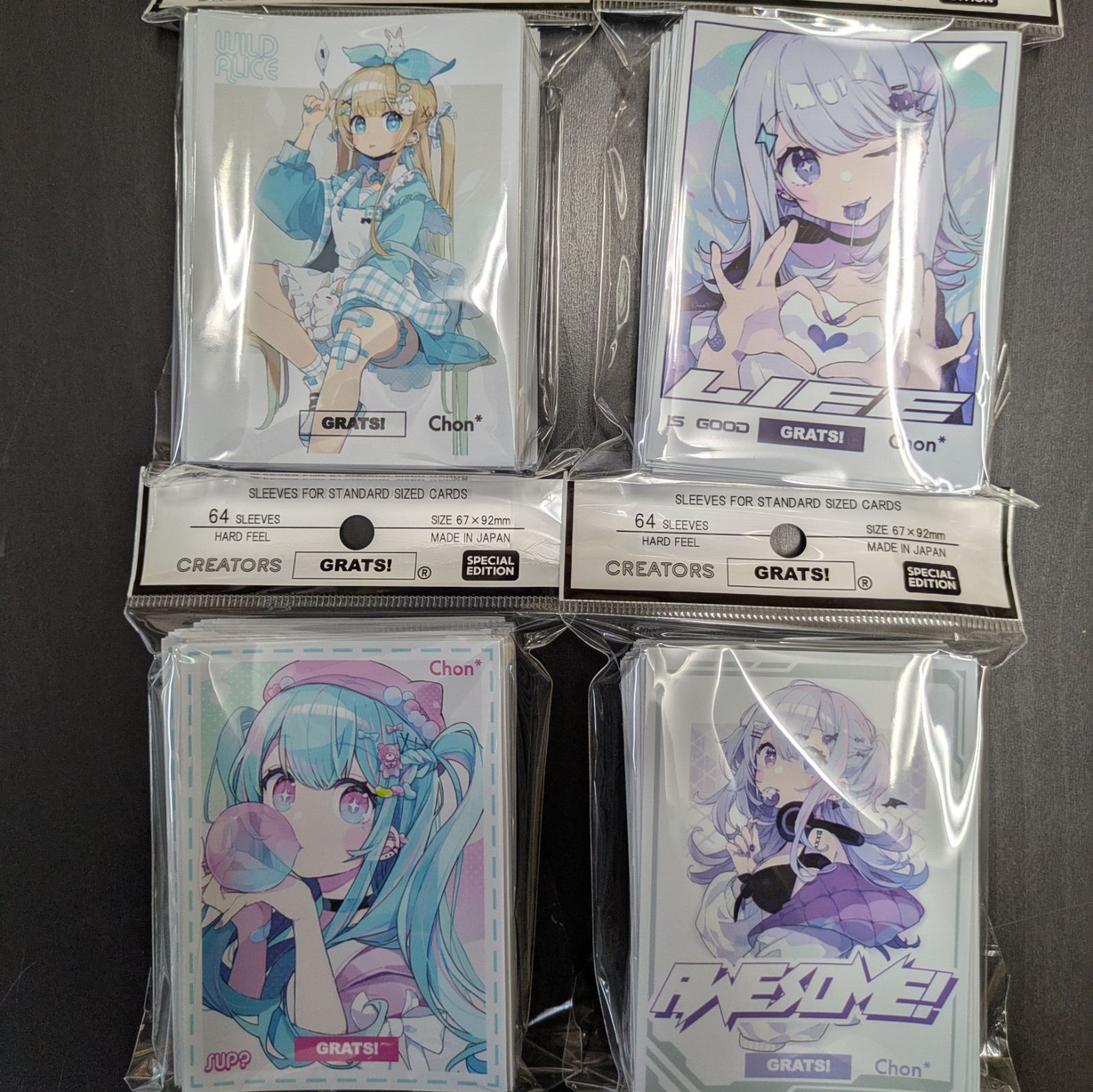 GRATS! スリーブ 新品未開封 4個セット chon - メルカリ