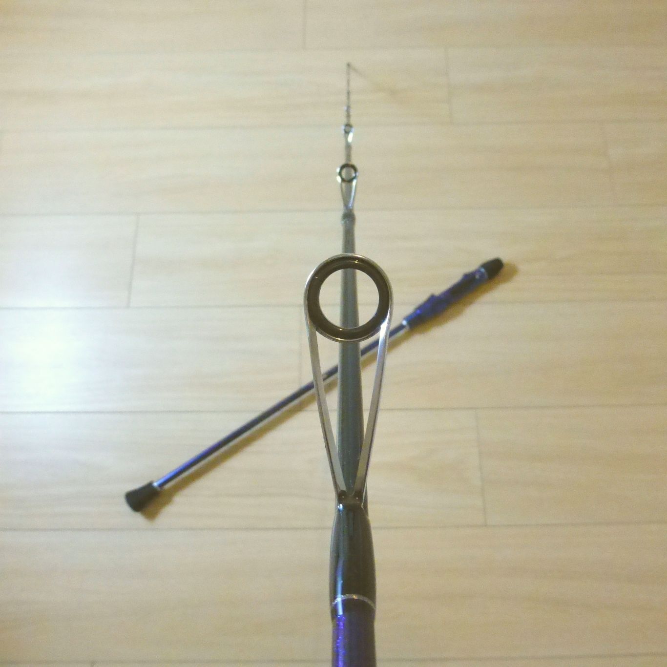 6 ft Pe 0.8-1.5 120g フルカーボンソリッド スパイラルガイド