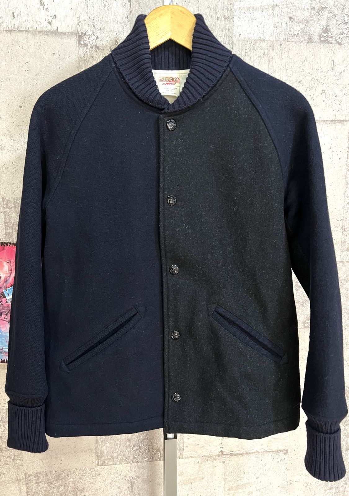 SUNNY SPORTS サニースポーツ VARSITY JACKET S 36-38