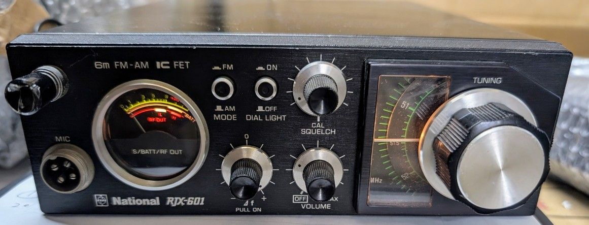 現状品 ナショナル RJX-601 AM FMトランシーバー National アマチュア 無線機 IT7Y0Q1NF2II-D-B01-byebye 現状品 ナショナル RJX-601 AM FMトランシーバー National