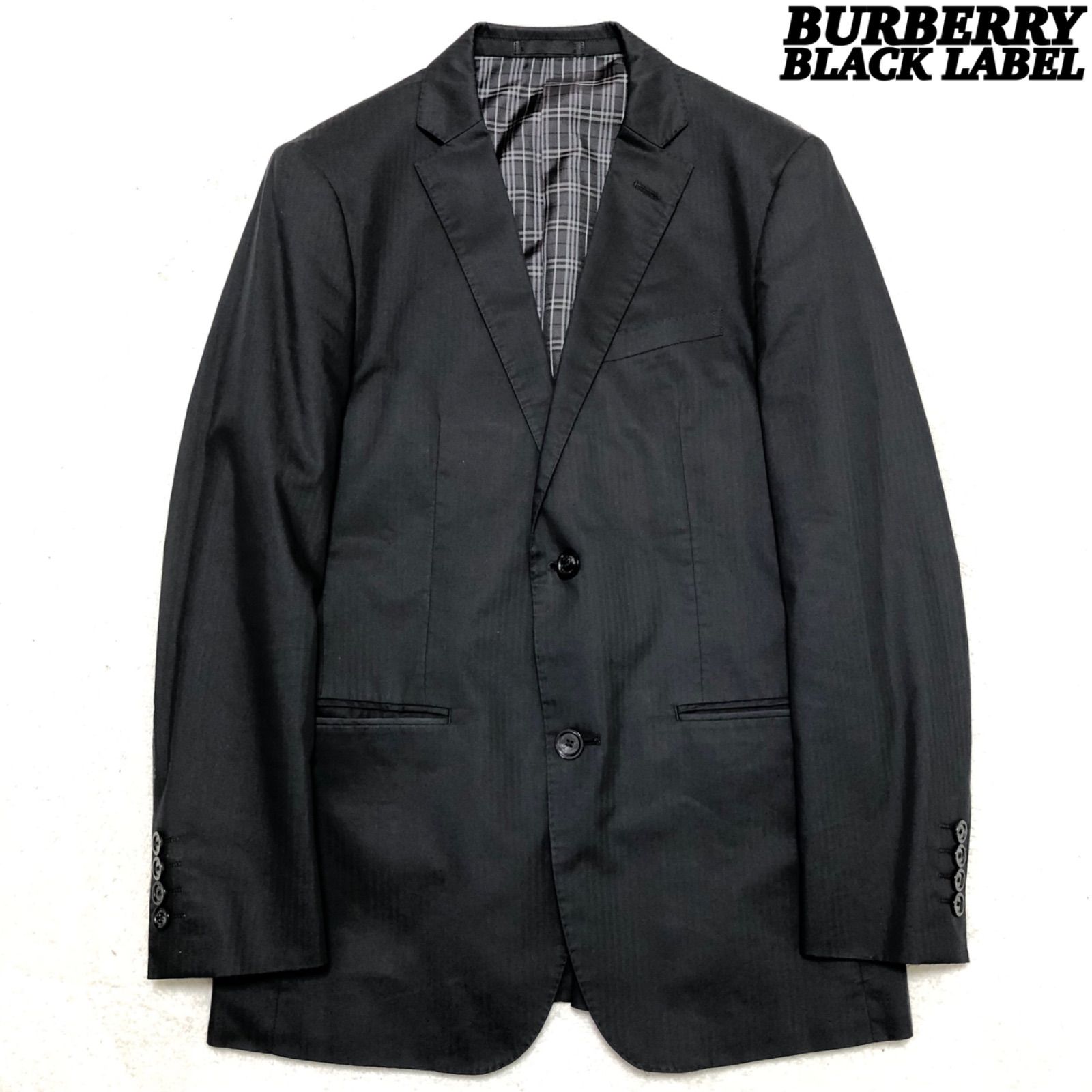 BURBERRY BLACK LABEL テーラードジャケット ノバチェック シャドー 