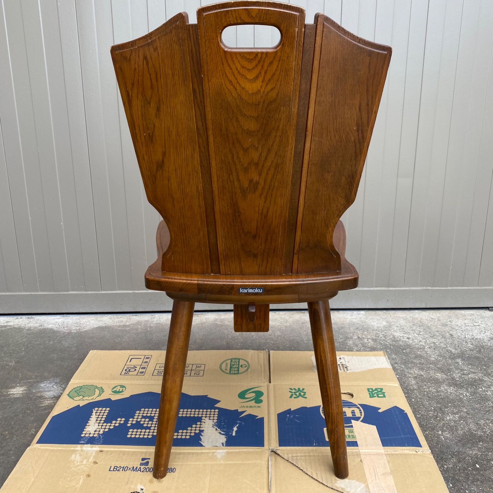 【karimoku】RUSTICダイニングチェア Karimoku カリモク ダイニングチェアRUSTIC 回転椅子