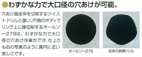  ミヤナガ ホールソー ２７８ 50 MM 318343 その他 ドリル ドライバー レンチ
