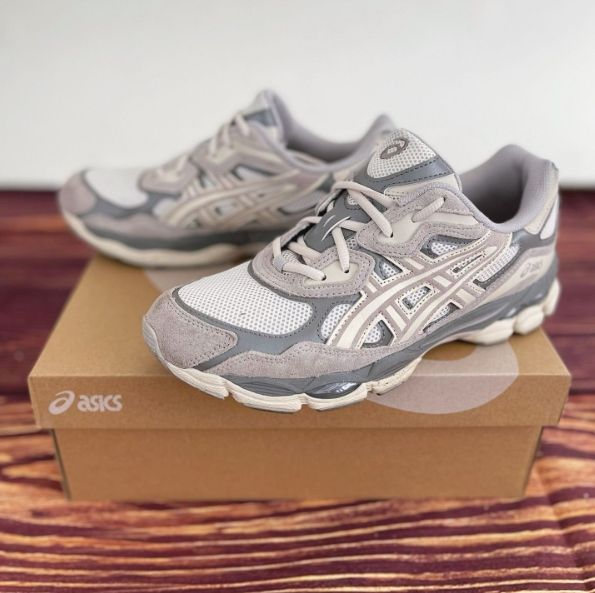 アシックス スニーカー Asics Gel-NYCオイスターグレー 男女兼用Asics Gel-NYC 