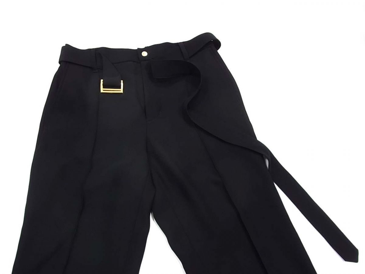 [未使用級] CULLNI クルニ　ピンタックストレートグルカパンツ　22AW 新品 定価30,800円 22AW◇CULLNI クルニ ピンタック レギュラー