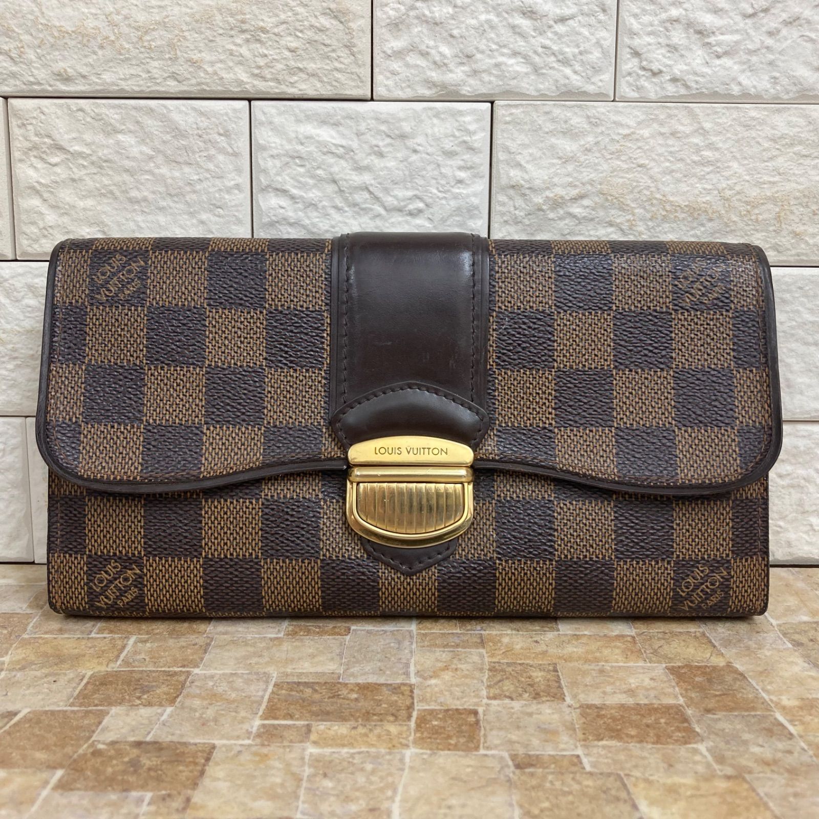 LOUIS VUITTON ルイヴィトン ダミエ ポルトフォイユ システィナ
