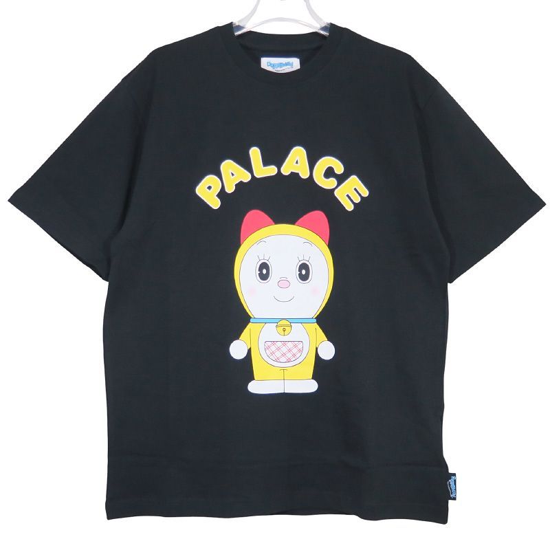 PALACE パレス x ドラえもん DORAEMON T-SHIRT ショートスリーブ Tシャツ ブラック ドラミちゃん サイズM octk