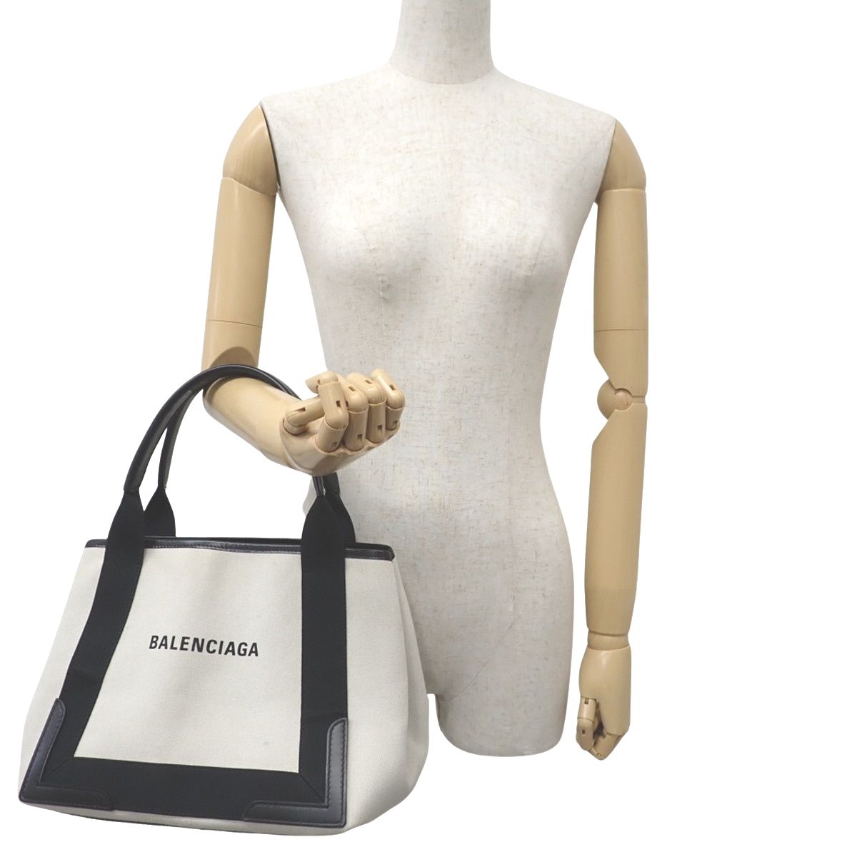 BALENCIAGA(バレンシアガ) NAVY CABAS S ネイビーカバス トート
