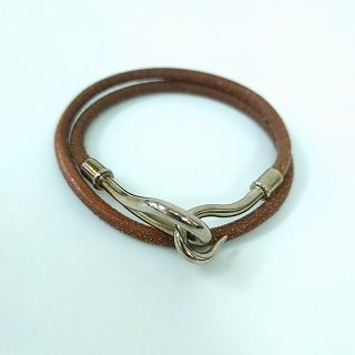 HERMES　エルメス　ジャンボチョーカー　シルバー×ブラウン 楽天市場】Hermes エルメス ジャンボ チョーカー ブラウン