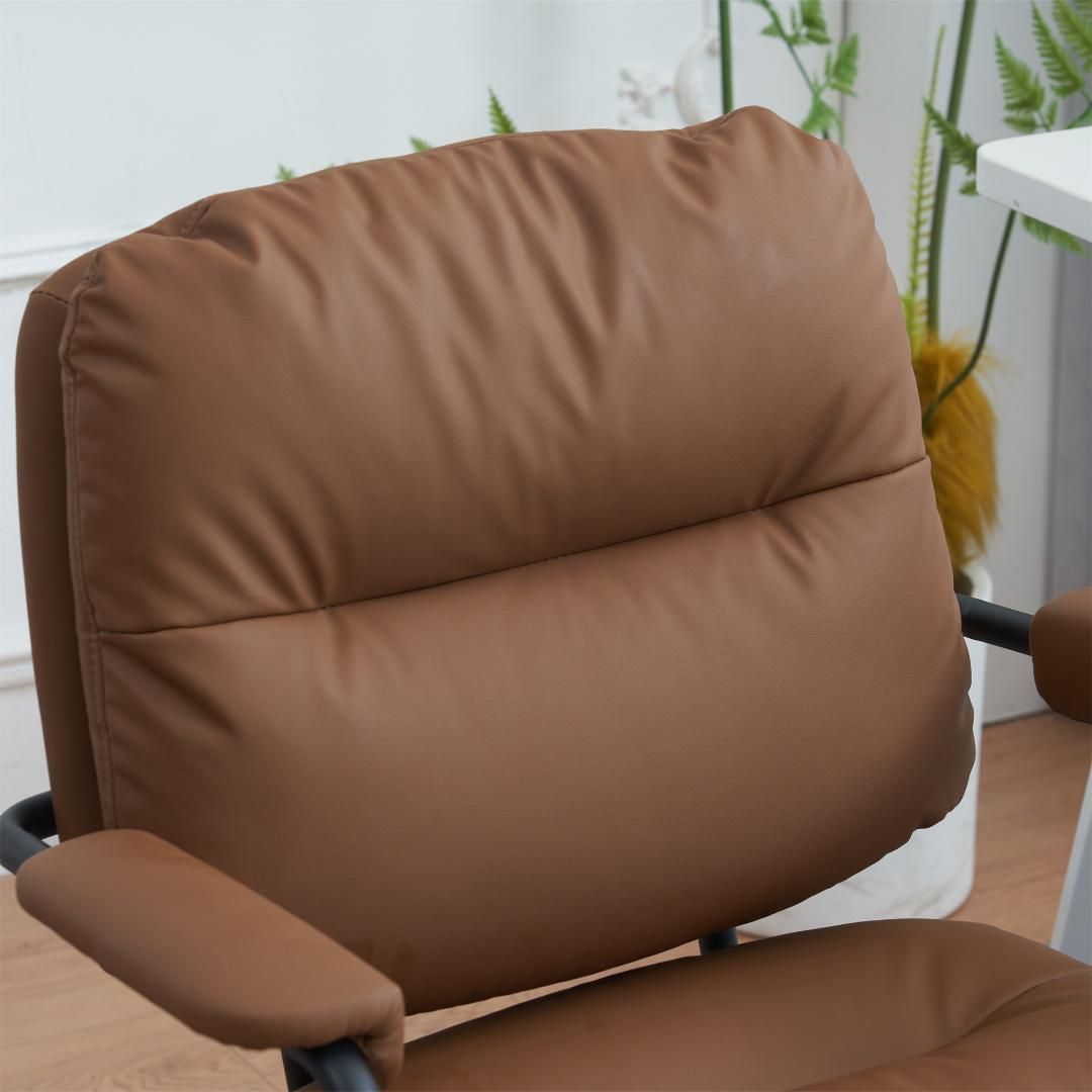 ブラウン デスクチェア 在宅ワーク オフィスチェア3Dソフト