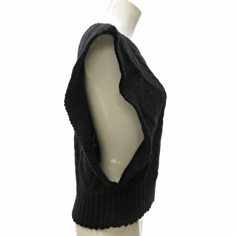 ライト WRYHT 21SS タグ付 FISHERMAN TINY VEST ケーブル ニット