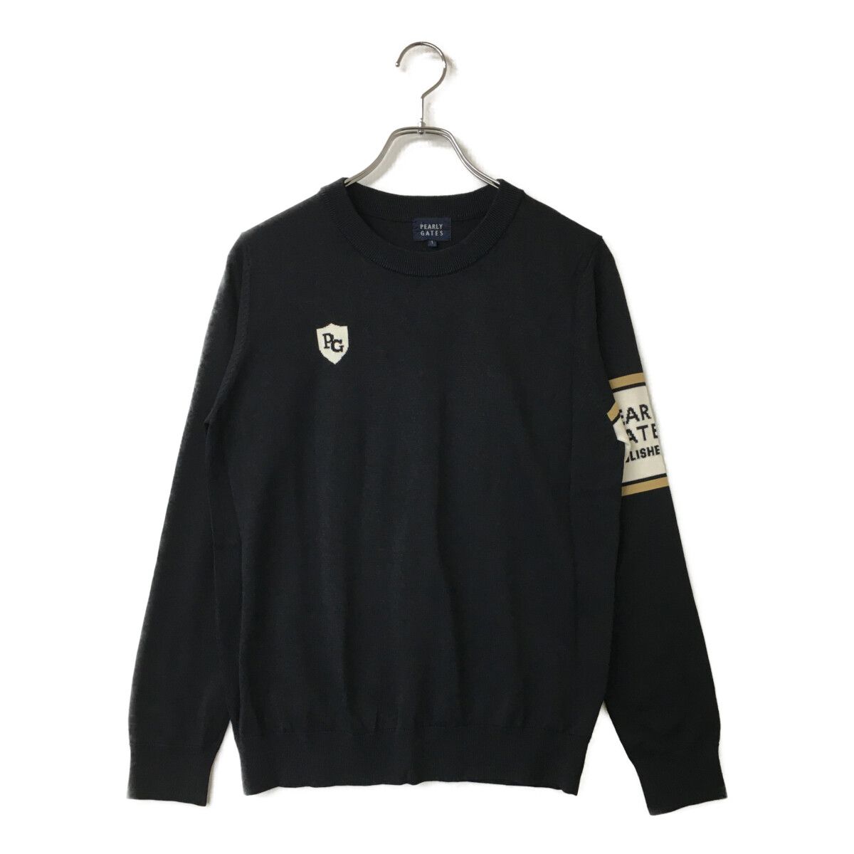 新品、未使用PEARLY GATES セーター レディース　サイズ1 中古 レディース パーリーゲイツ PEARLY GATES セーター 1(M) 紺