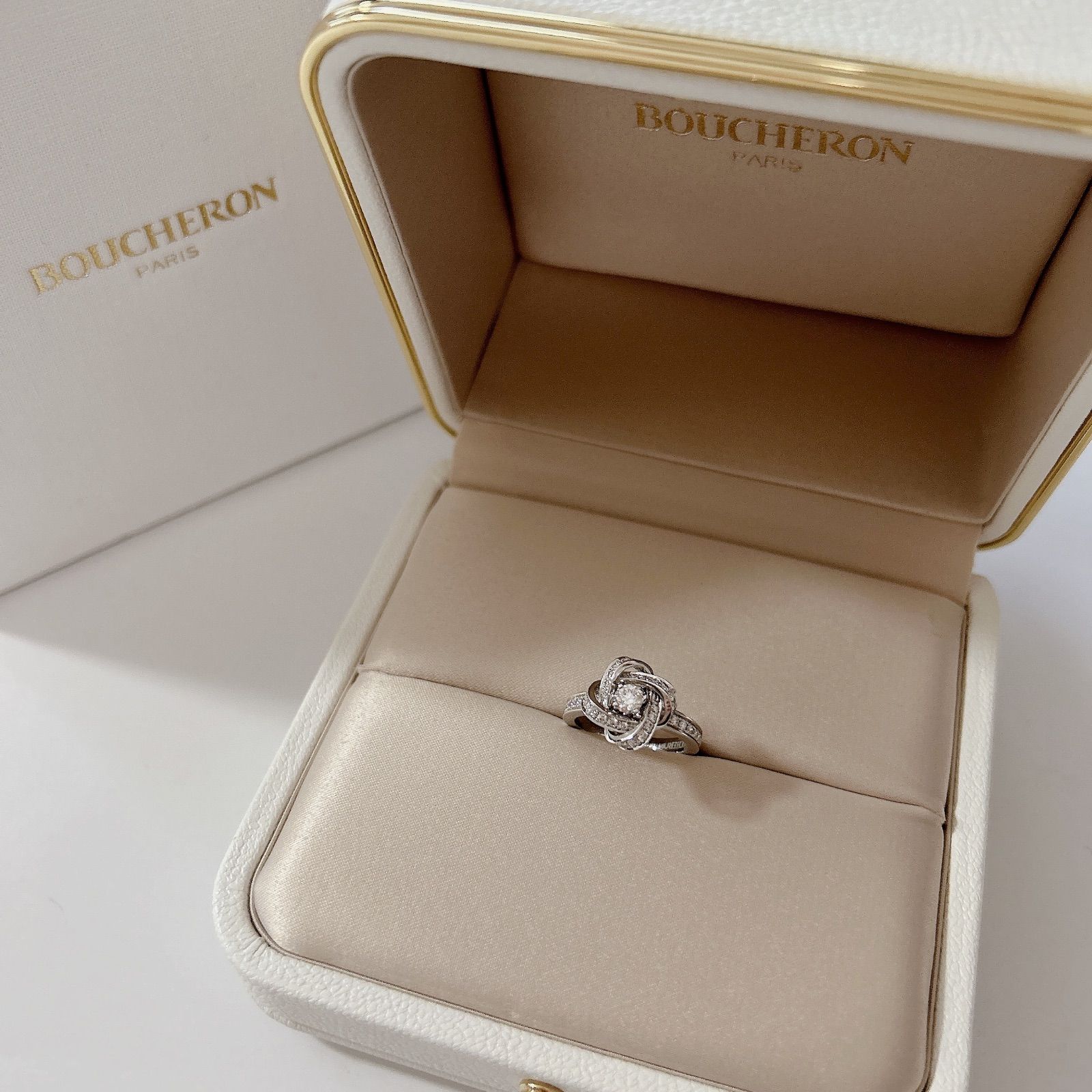 BOUCHERON ブシュロン ピヴォワンヌ リング - メルカリ