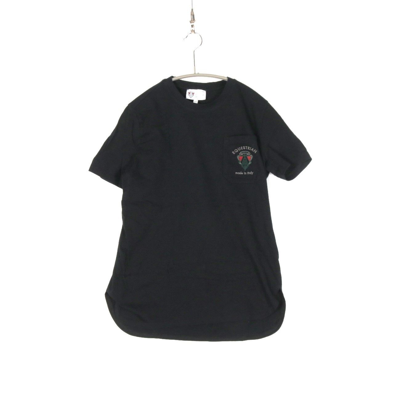 Gucci XS Women's Cotton Short Sleeve Pocket T-Shirt Black Used